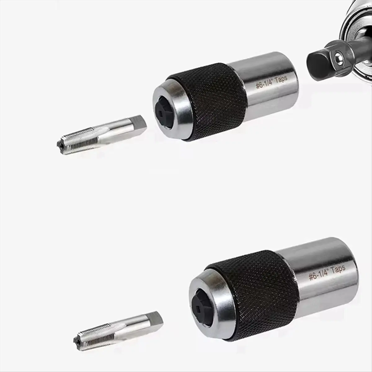 ABYO Adjustable Tap Socket 1/4-1/2 Inch Socket Adapter Adjustable Jaw Extractor Tool for Tap Reamers
ABYO Adjustable Tap Socket 1/4-1/2 Inch Socket Adapter Adjustable Jaw Extractor Tool for Tap Reamers