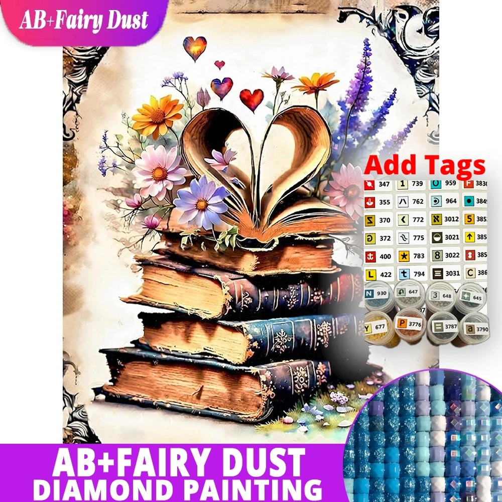 Наборы для 5D алмазной вышивки AB Fairy Dust DMC: книга-альбом для создания картин, пейзажи, цветочные мотивы, мозаика из страз, вышивка стразами H
Наборы для 5D алмазной вышивки AB Fairy Dust DMC: книга-альбом для создания картин, пейзажи, цветочные мотивы, мозаика из страз, вышивка стразами H