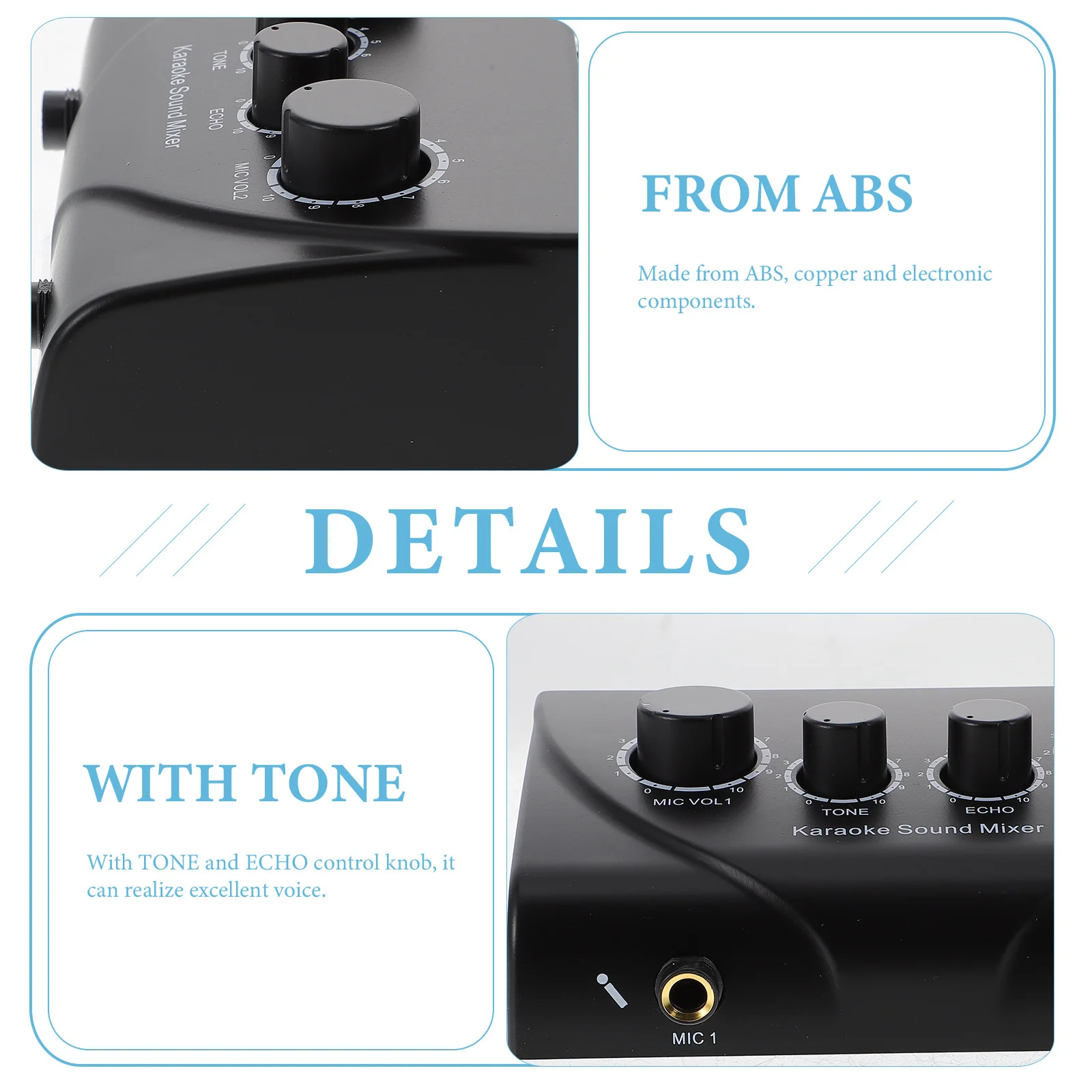 1Set Professional Karaoke Mixer Ktv Audio Mixer Dual Channel Stable Power Supply Low Noise High Sound Quality for Stage Party
1Set Professional Karaoke Mixer Ktv Audio Mixer Dual Channel Stable Power Supply Low Noise High Sound Quality for Stage Party