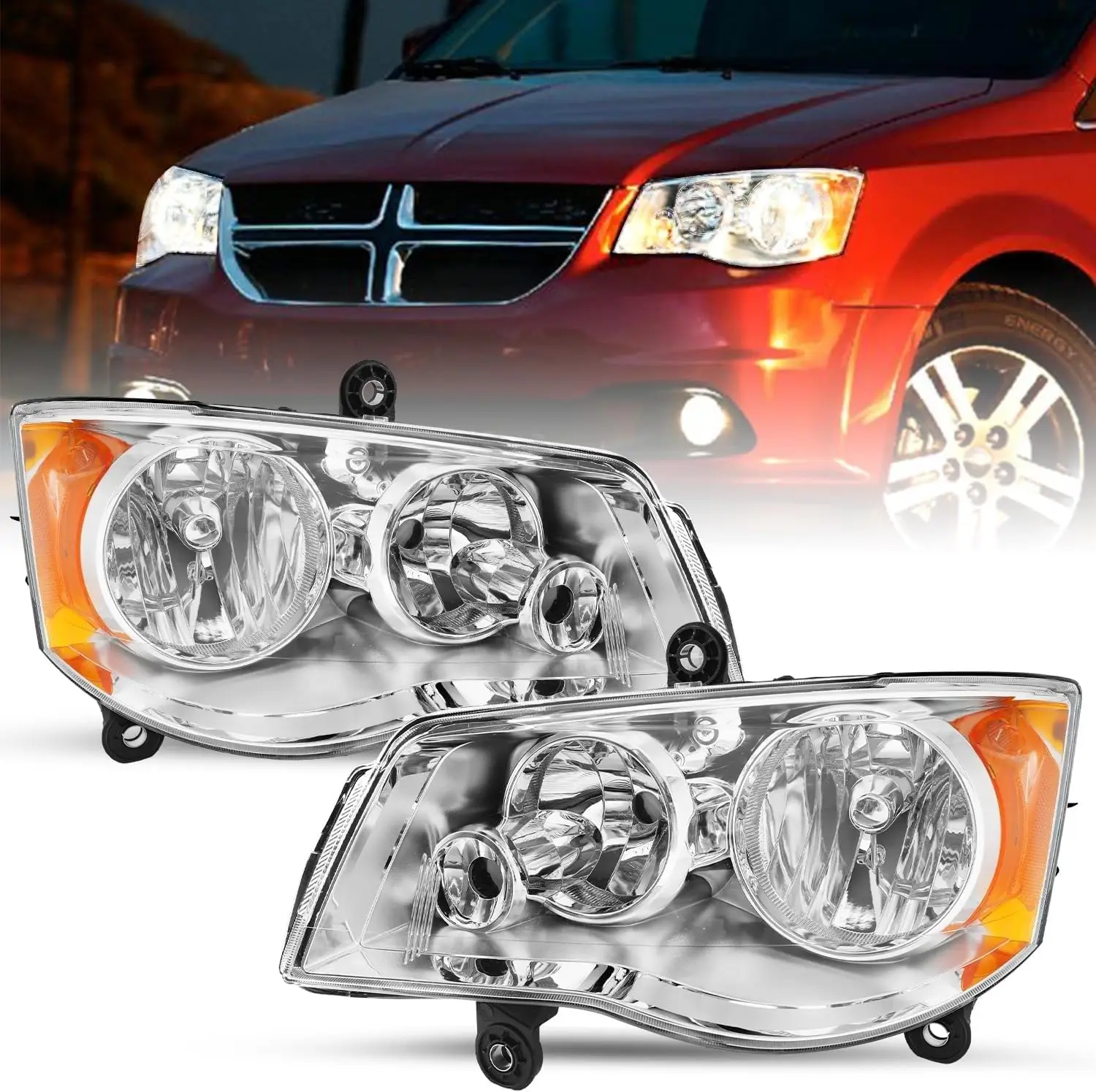 Anti-Fogging Headlight Assembly Fits for 2011 2012 2013 2014 2015 2016 2017 2018 2019 2020 Dodge Grand Caravan / 08-16 Chrysler
Anti-Fogging Headlight Assembly Fits for 2011 2012 2013 2014 2015 2016 2017 2018 2019 2020 Dodge Grand Caravan / 08-16 Chrysler