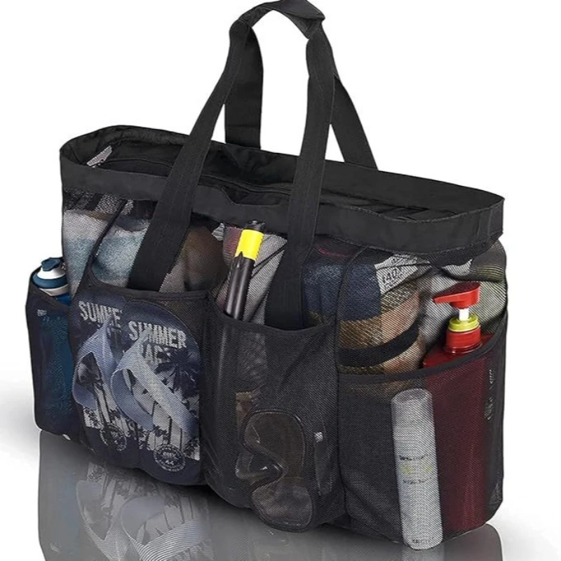 Large Capacity Beach Tote Bag | Lightweight & Waterproof Foldable Design with Zipper Pockets, Mesh Straps for Pool, Travel & Gym
Large Capacity Beach Tote Bag | Lightweight & Waterproof Foldable Design with Zipper Pockets, Mesh Straps for Pool, Travel & Gym