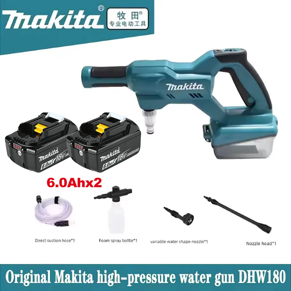 2026 New Makita DHW180 Battery High Pressure Washer 18V Cordless Portable Cleaning Device High Flow Rate Power Tool Makita 18V
2026 New Makita DHW180 Battery High Pressure Washer 18V Cordless Portable Cleaning Device High Flow Rate Power Tool Makita 18V