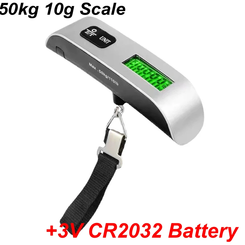 Electronic Portable LCD Digital Luggage 50kg 10g Handled Travel Weighting Fish Hook Hanging Scales laboratory teaching+Battery
Electronic Portable LCD Digital Luggage 50kg 10g Handled Travel Weighting Fish Hook Hanging Scales laboratory teaching+Battery
