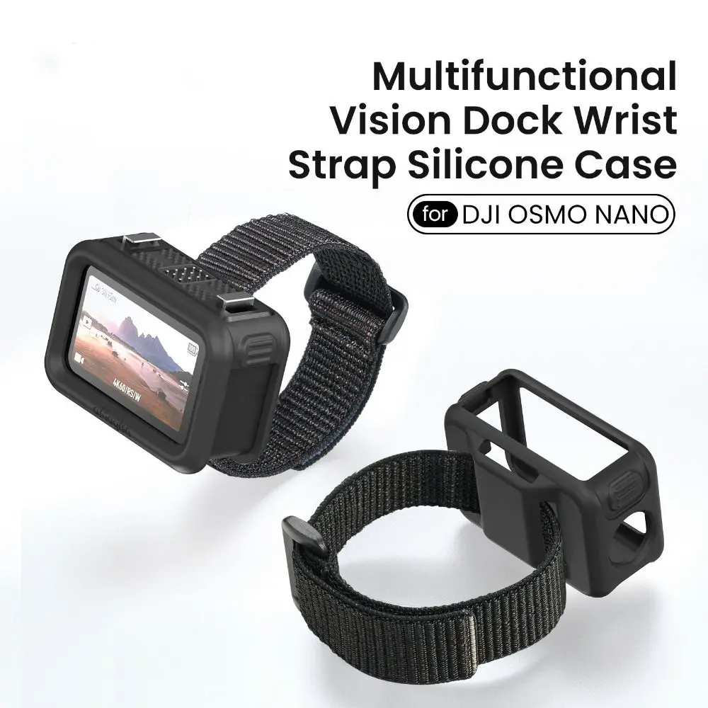 Nylon Camera Expansion Wristband Silicone Protector Anti-lost Image Transmission Strap Adjustable for DJI Osmo Nano
Nylon Camera Expansion Wristband Silicone Protector Anti-lost Image Transmission Strap Adjustable for DJI Osmo Nano