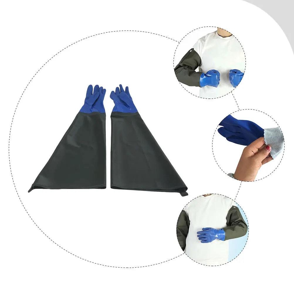 PVC Gloves Industrial Grade Waterproof Anti skid Resistance Reusable Heavy Duty Chemical Resistant Rubber Gloves Protect
PVC Gloves Industrial Grade Waterproof Anti skid Resistance Reusable Heavy Duty Chemical Resistant Rubber Gloves Protect