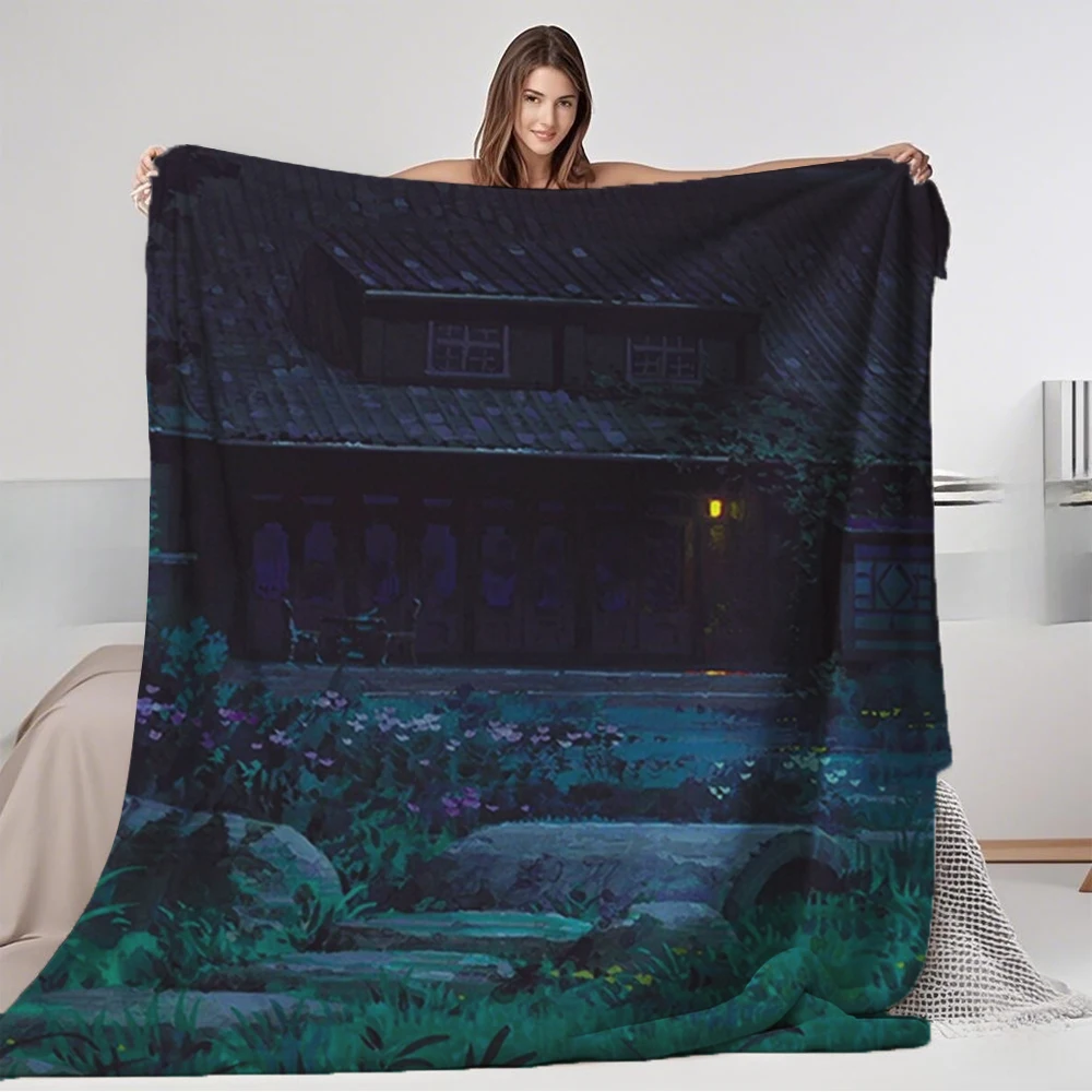 Cold/warm Weather Flannel Cozy Blanket Light In The Dark Bed Scarf Throw Japanese Zen Fade-resistant Ultra-soft Touch Blankets
Cold/warm Weather Flannel Cozy Blanket Light In The Dark Bed Scarf Throw Japanese Zen Fade-resistant Ultra-soft Touch Blankets