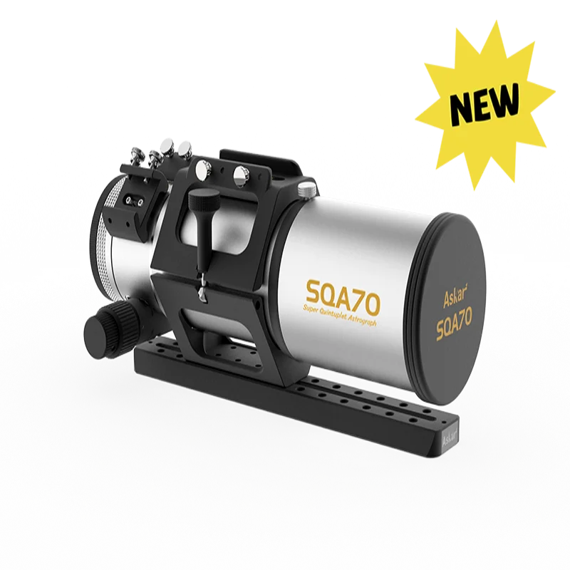 Askar SQA70 Telescope 75mm Aperture High-quality quintuplet air-spaced ED glass Petzval Astrograph
Askar SQA70 Telescope 75mm Aperture High-quality quintuplet air-spaced ED glass Petzval Astrograph
