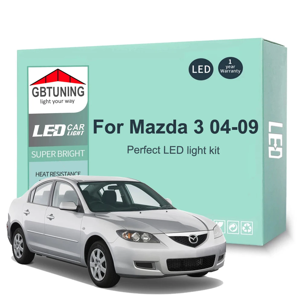 8Pcs Canbus LED Interior Light Bulb Kit For Mazda 3 2004 2005 2006 2007 2008 2009 Car Accessories Dome Trunk License Plate Lamp
8Pcs Canbus LED Interior Light Bulb Kit For Mazda 3 2004 2005 2006 2007 2008 2009 Car Accessories Dome Trunk License Plate Lamp