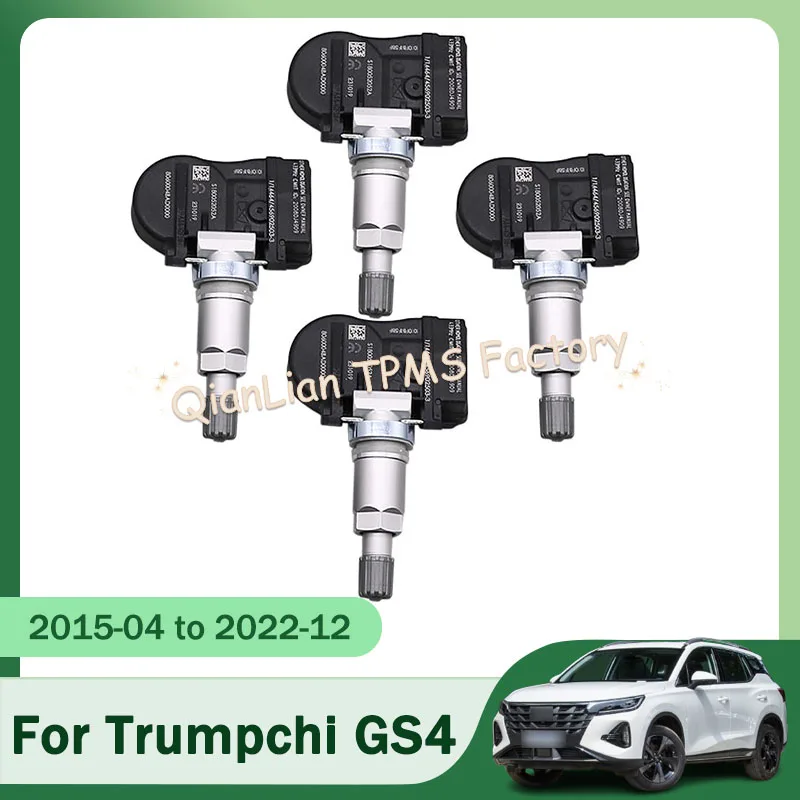 4pcs 8060004BAD0000 Tire Pressure Monitoring System For Trumpchi GS4 PHEV GA3 S GA6 GA8 GM8 GS5 SUPER GS7 GS8 433MHz Tire Sensor
4pcs 8060004BAD0000 Tire Pressure Monitoring System For Trumpchi GS4 PHEV GA3 S GA6 GA8 GM8 GS5 SUPER GS7 GS8 433MHz Tire Sensor