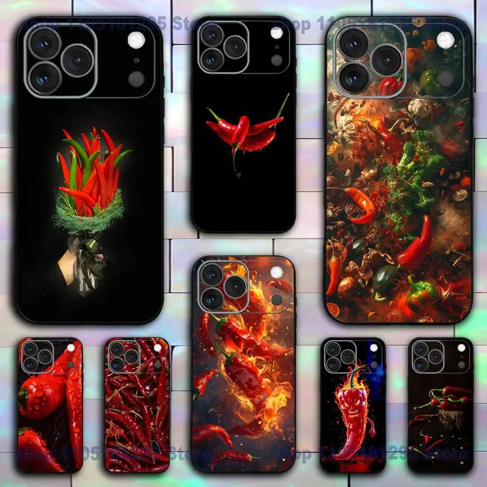 Spicy Red Chili Peppers Phone Case For iPhone 17,16,15,14,13,12,11,XR,Pro,XS,Max,XR,Plus,Mini Soft Silicone Black Shockproof
Spicy Red Chili Peppers Phone Case For iPhone 17,16,15,14,13,12,11,XR,Pro,XS,Max,XR,Plus,Mini Soft Silicone Black Shockproof