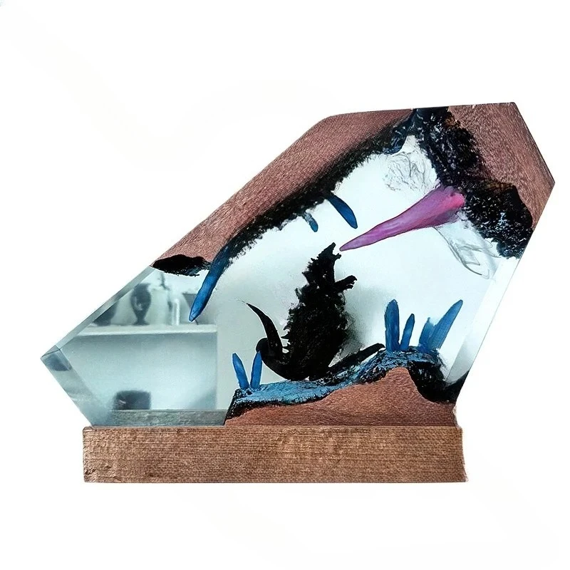 Adapted for King of Monsters Flame Burning Bedroom Living Room Decorative Ornament Diffuse Epoxy Light Monster Handmade Ornament
Adapted for King of Monsters Flame Burning Bedroom Living Room Decorative Ornament Diffuse Epoxy Light Monster Handmade Ornament