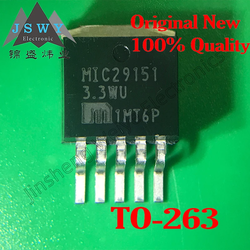 (1/5 pieces) MIC29151-3.3WU TO-263-5 MIC29151-3.3/Low Dropout Linear Regulator/New Original Spot Electronics
(1/5 pieces) MIC29151-3.3WU TO-263-5 MIC29151-3.3/Low Dropout Linear Regulator/New Original Spot Electronics