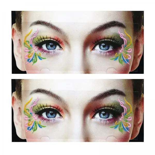 Eye Shadow Stickers Eyeliner Decals Body Art for Children Halloween Makeup Face Painting Kit for Girls
Eye Shadow Stickers Eyeliner Decals Body Art for Children Halloween Makeup Face Painting Kit for Girls