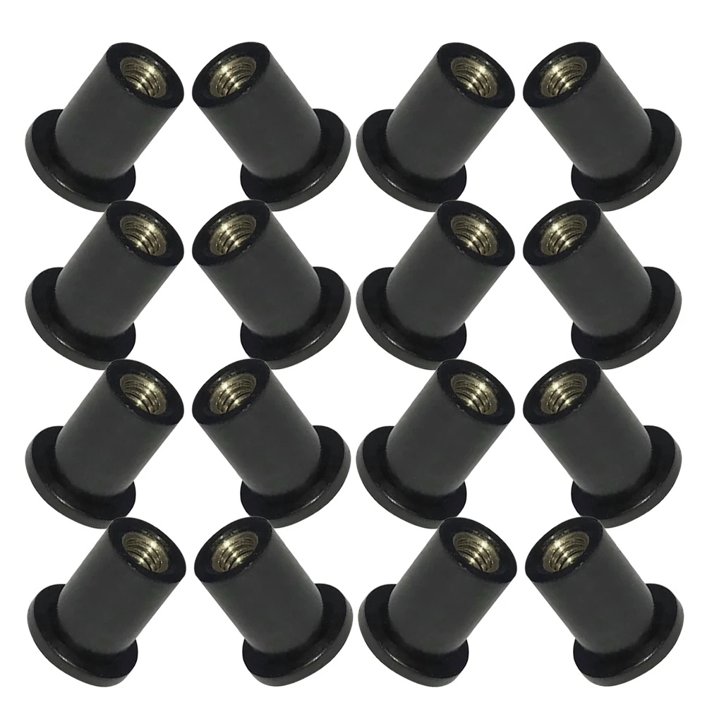 20 Pcs Rubber Well Nuts 5mm Motorcycle Windshield Screws Durable Brass Vibration Reduction Versatile Fairing Bolts Kit
20 Pcs Rubber Well Nuts 5mm Motorcycle Windshield Screws Durable Brass Vibration Reduction Versatile Fairing Bolts Kit