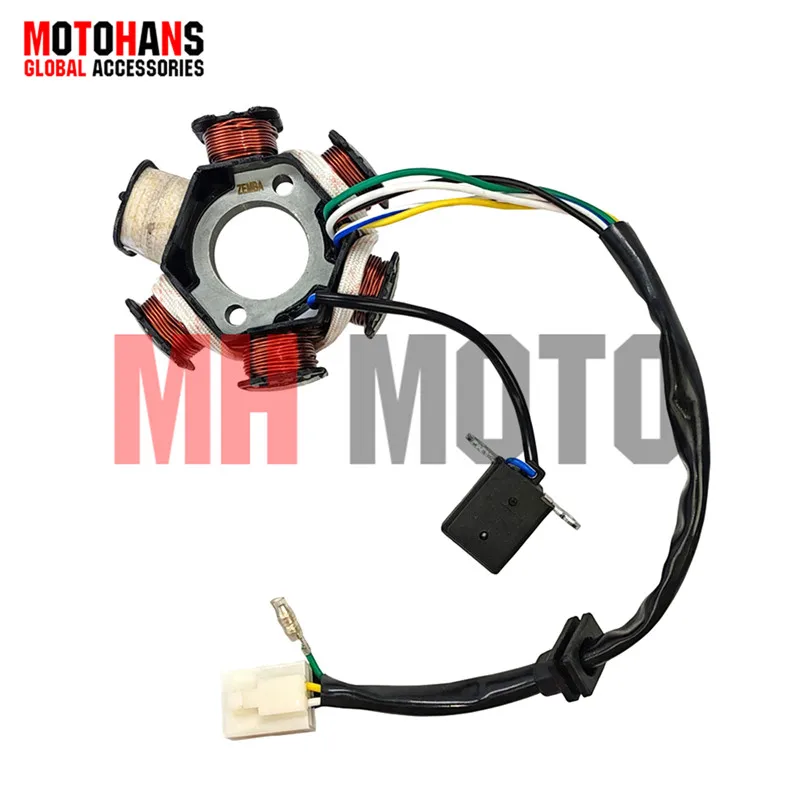 IGNITION STATOR MAGNETO COIL A/C 6 COILS MOTORCYCLE ACCESSORIES FOR C100 C110 WAVE100 WAVE105 ATV DIRTBIKE QUAD
IGNITION STATOR MAGNETO COIL A/C 6 COILS MOTORCYCLE ACCESSORIES FOR C100 C110 WAVE100 WAVE105 ATV DIRTBIKE QUAD