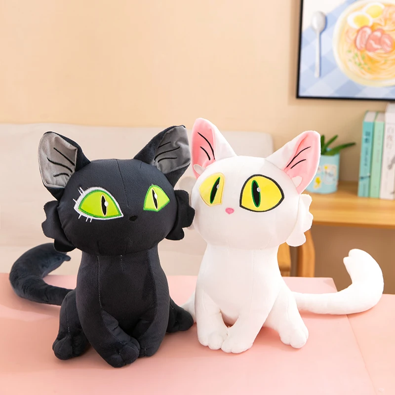 Cartoon Movie Plush Toys Kawaii White Cat And Black Cat Stuffed Animals Plushies Birthday Gift For Children Girls
Cartoon Movie Plush Toys Kawaii White Cat And Black Cat Stuffed Animals Plushies Birthday Gift For Children Girls