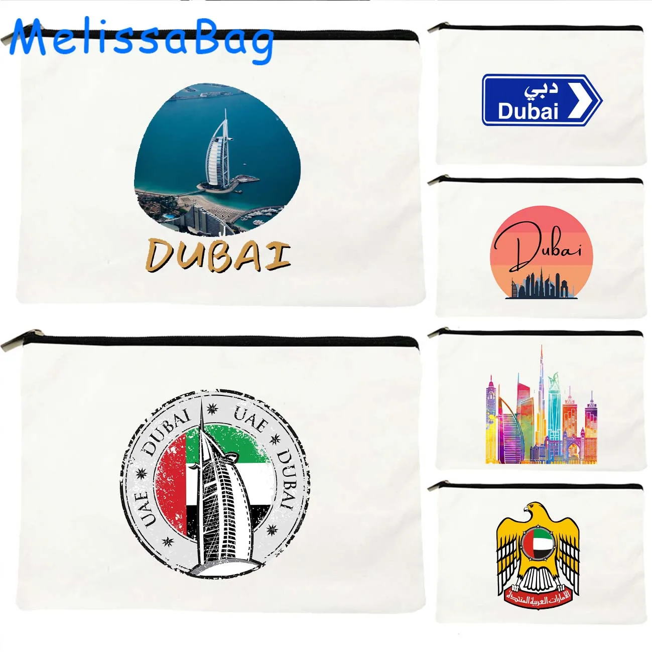 Dubai United Arab Emirates Burj Khalifa Skyscraper Skyline Gifts Canvas Cosmetic Bag Makeup Toilet Bag Pencil Case Zipper Pouch
Dubai United Arab Emirates Burj Khalifa Skyscraper Skyline Gifts Canvas Cosmetic Bag Makeup Toilet Bag Pencil Case Zipper Pouch