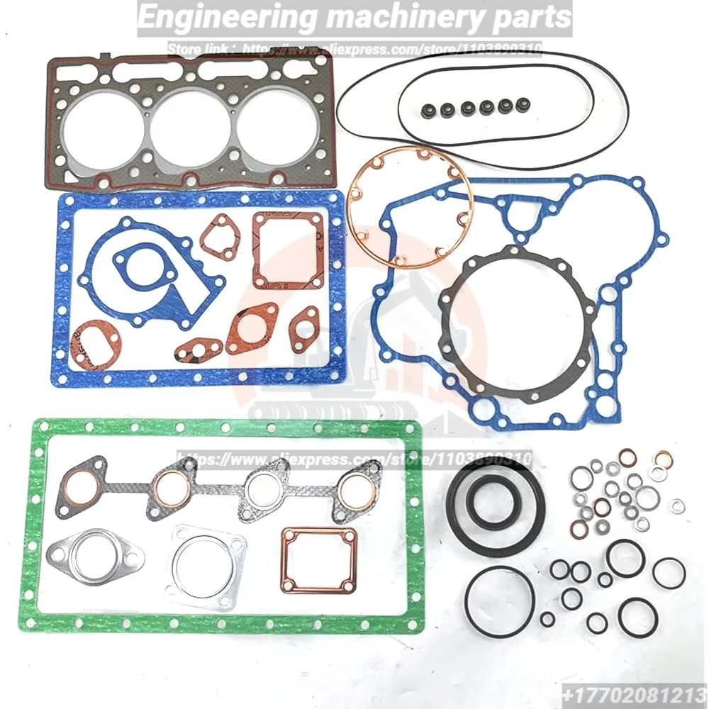 D1005 Engine Overhaul Gasket Kit For Kubota B2100 B1750 Bx2660 Zd326 Tractors Excavator Replacement Parts
D1005 Engine Overhaul Gasket Kit For Kubota B2100 B1750 Bx2660 Zd326 Tractors Excavator Replacement Parts