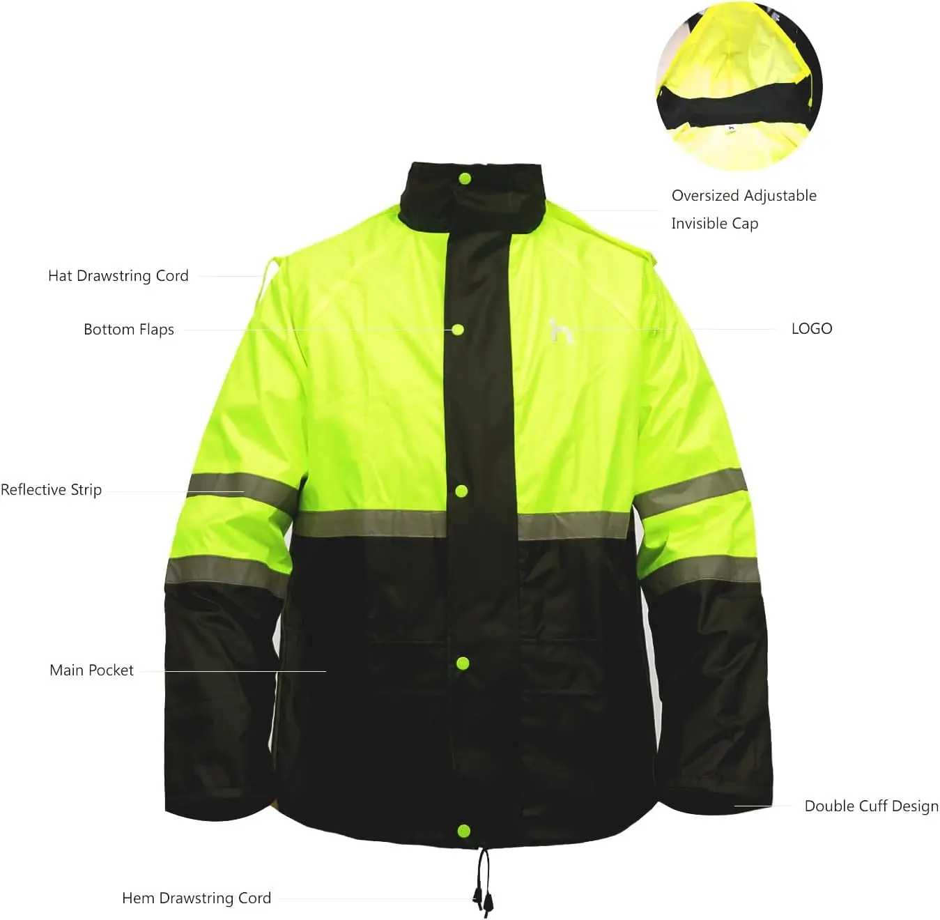 Waterproof Rain Suit for Men & Women, Lightweight Reflective Gear Set for Fishing, Outdoor Work, Hiking rain poncho raincoat
Waterproof Rain Suit for Men & Women, Lightweight Reflective Gear Set for Fishing, Outdoor Work, Hiking rain poncho raincoat