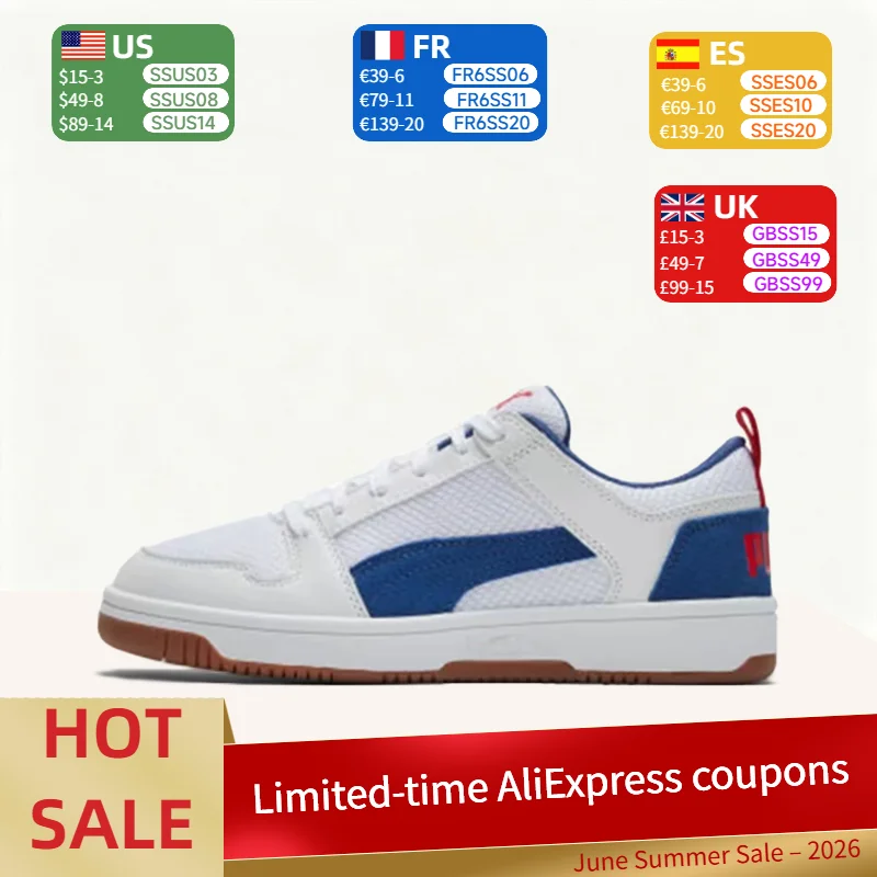 Puma Rebound LayUp Simple,Stylish,Comfortable,and Versatile Everyday Casual Sneakers for Men and Women–White and Blue 370914-01
Puma Rebound LayUp Simple,Stylish,Comfortable,and Versatile Everyday Casual Sneakers for Men and Women–White and Blue 370914-01