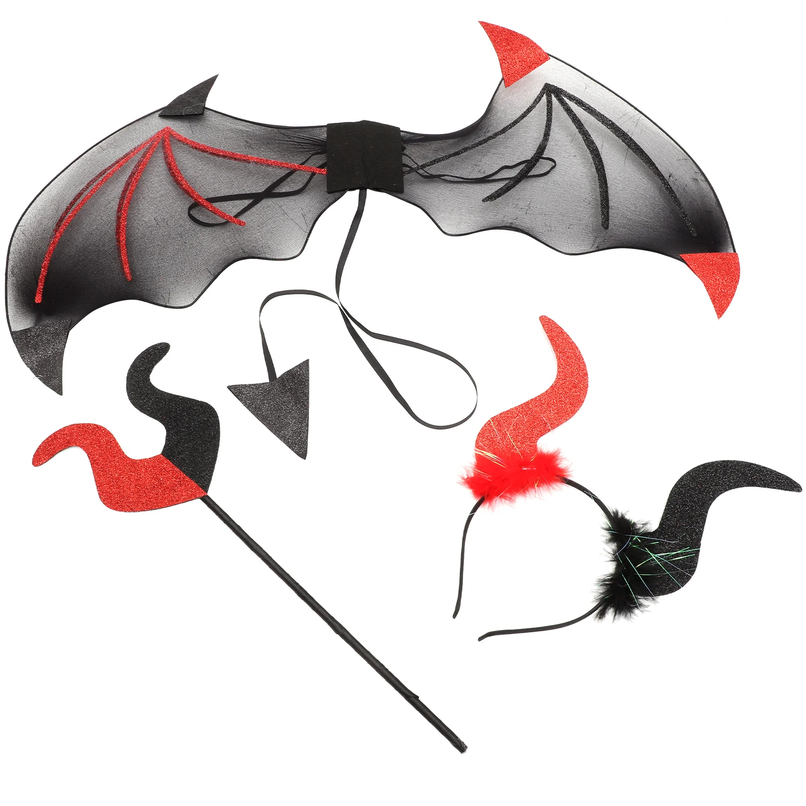 Wings Costume Set Halloween Cosplay Props Wire Fabric Plastic Lightweight Stick Elastic Horn Headb Hairstyle Festival DIY
Wings Costume Set Halloween Cosplay Props Wire Fabric Plastic Lightweight Stick Elastic Horn Headb Hairstyle Festival DIY