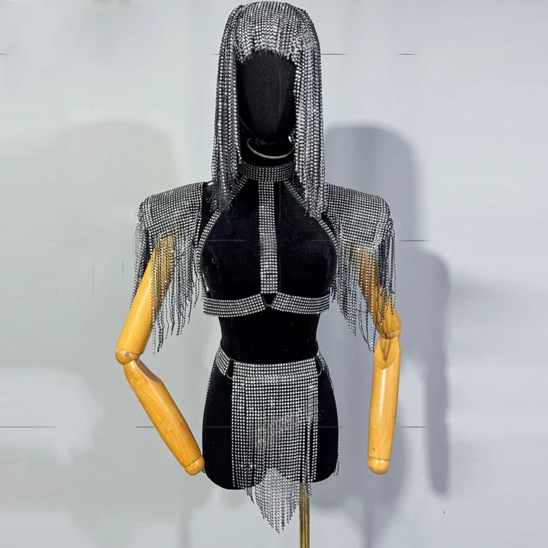 Сексуальный танцевальный костюм Gogo, женская одежда для танцев на пилоне, праздничный наряд с бриллиантовой бахромой, бар, ночной клуб, DJ, сценическая одежда XS10631
Сексуальный танцевальный костюм Gogo, женская одежда для танцев на пилоне, праздничный наряд с бриллиантовой бахромой, бар, ночной клуб, DJ, сценическая одежда XS10631