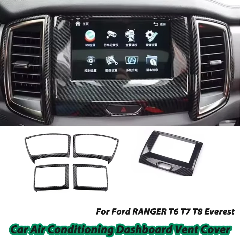 For Ford RANGER T6 T7 T8 Everest 2015-2022 Car Air Conditioning Dashboard Vent Cover Outlet Decoration accessories
For Ford RANGER T6 T7 T8 Everest 2015-2022 Car Air Conditioning Dashboard Vent Cover Outlet Decoration accessories