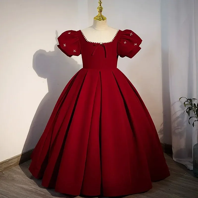 Customized children's wedding dress elegant satin sleeveless three-dimensional flower flower girl dress 2025 first communion dre
Customized children's wedding dress elegant satin sleeveless three-dimensional flower flower girl dress 2025 first communion dre