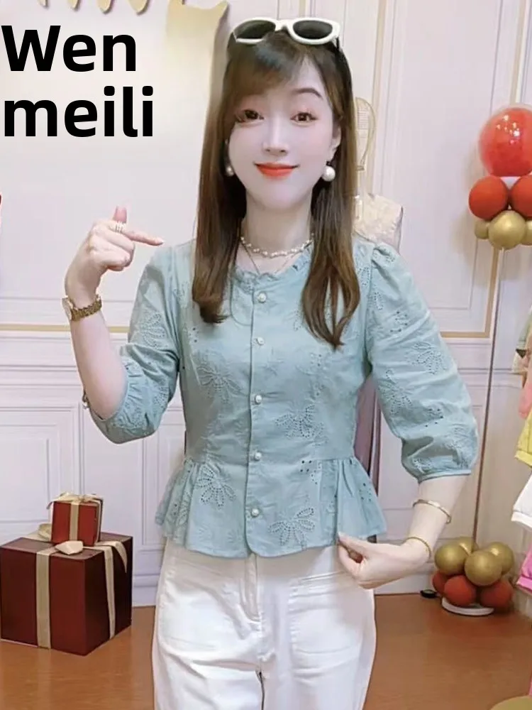 Ele Lazy Sle Street Faion Seven-Quarter Length irt Women's Spring New Small Fraance Wind Anti-Aging Generous High...
Ele Lazy Sle Street Faion Seven-Quarter Length irt Women's Spring New Small Fraance Wind Anti-Aging Generous High...