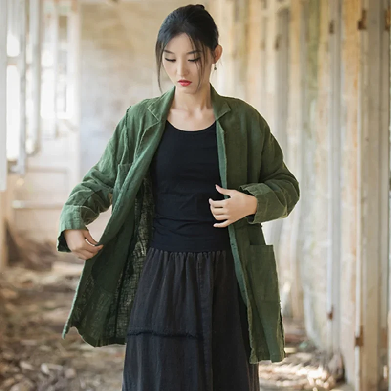 Pop Long Sleeve Vintage Clothes Blouses And Shirts Oversized Women Clothing Cotton And Linen T-shirt Loose Comfortable Overcoa
Pop Long Sleeve Vintage Clothes Blouses And Shirts Oversized Women Clothing Cotton And Linen T-shirt Loose Comfortable Overcoa