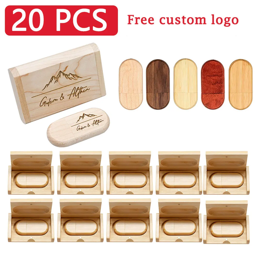 20pcs/Lot USB Flash Drive 2.0 (Free custom logo) Wooden Pendrive 4GB 8GB 16GB 32GB 64GB 128GB Memory Stick Personalized Gifts
20pcs/Lot USB Flash Drive 2.0 (Free custom logo) Wooden Pendrive 4GB 8GB 16GB 32GB 64GB 128GB Memory Stick Personalized Gifts