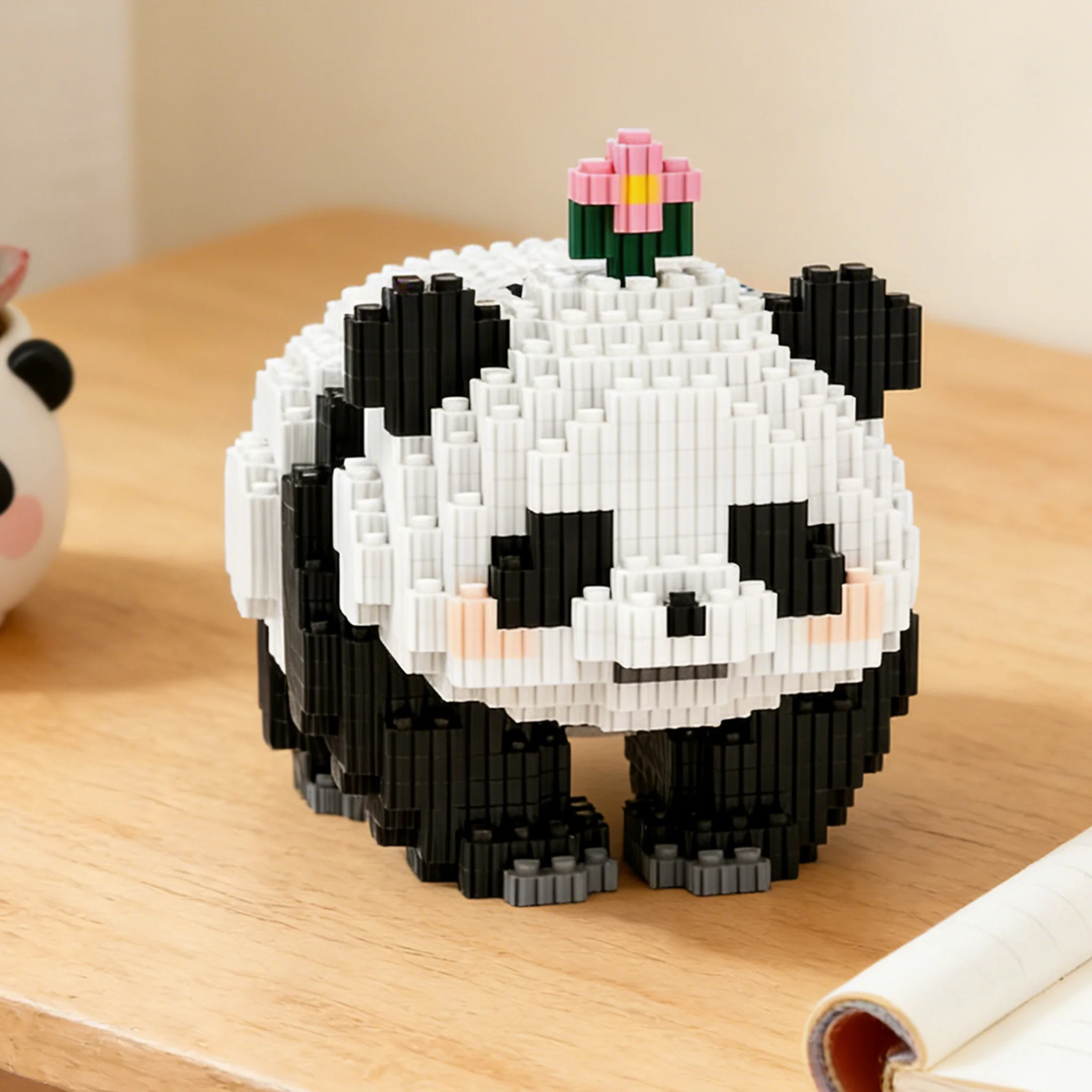 Kawaii Flower Panda Figure Building Blocks Children's Educational DIY Assembly Toy Room Desktop Ornaments Surprise Holiday Gift
Kawaii Flower Panda Figure Building Blocks Children's Educational DIY Assembly Toy Room Desktop Ornaments Surprise Holiday Gift