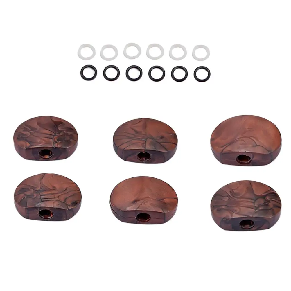 6 PCS/ Brown Stringed Head Guitar Tuner Pegs Tuning Tuners Knobs Replacement Key Vintage
6 PCS/ Brown Stringed Head Guitar Tuner Pegs Tuning Tuners Knobs Replacement Key Vintage