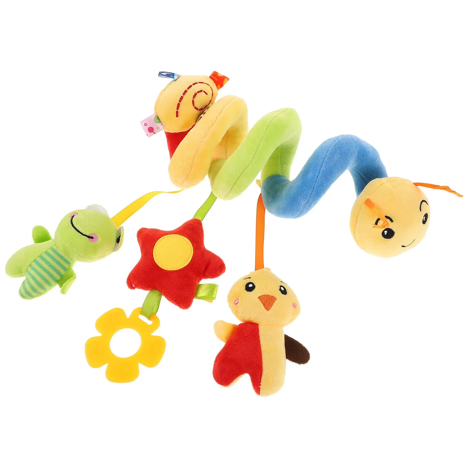Multifunctional Baby Bed Stroller Toy Spiral Cartoon Hanging Crib Wrapping Around Soft Cotton Bright Colors Promoting
Multifunctional Baby Bed Stroller Toy Spiral Cartoon Hanging Crib Wrapping Around Soft Cotton Bright Colors Promoting