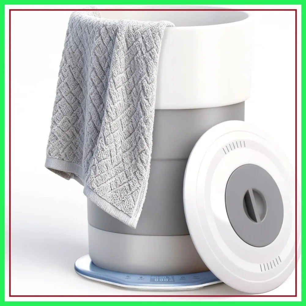 23L Towel Warmer Bucket with Timer, Auto Shut-Off, Retractable, Fits 2 Large Towels
23L Towel Warmer Bucket with Timer, Auto Shut-Off, Retractable, Fits 2 Large Towels