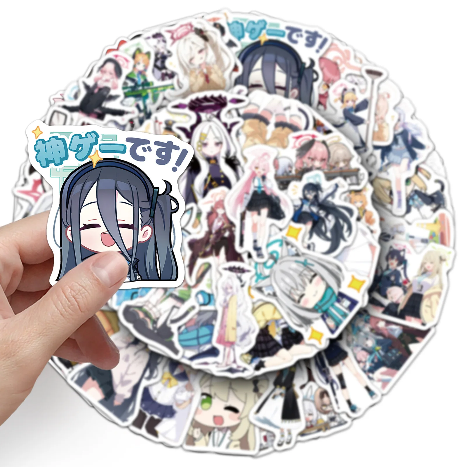 10/50PCS Role Playing Games Stickers Blue Archive The Animation Cartoon Sticker DIY Decoration Laptop Guitar Car Bike Decals Toy
10/50PCS Role Playing Games Stickers Blue Archive The Animation Cartoon Sticker DIY Decoration Laptop Guitar Car Bike Decals Toy