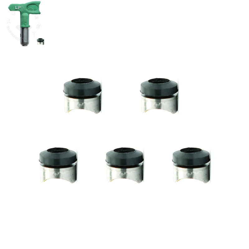 Suprihoo LP Tip/SLP Tip Gasket 5 Pack for Airless Nozzle Guard Seals Tip Holder Seedle for Airless Spray Gun
Suprihoo LP Tip/SLP Tip Gasket 5 Pack for Airless Nozzle Guard Seals Tip Holder Seedle for Airless Spray Gun