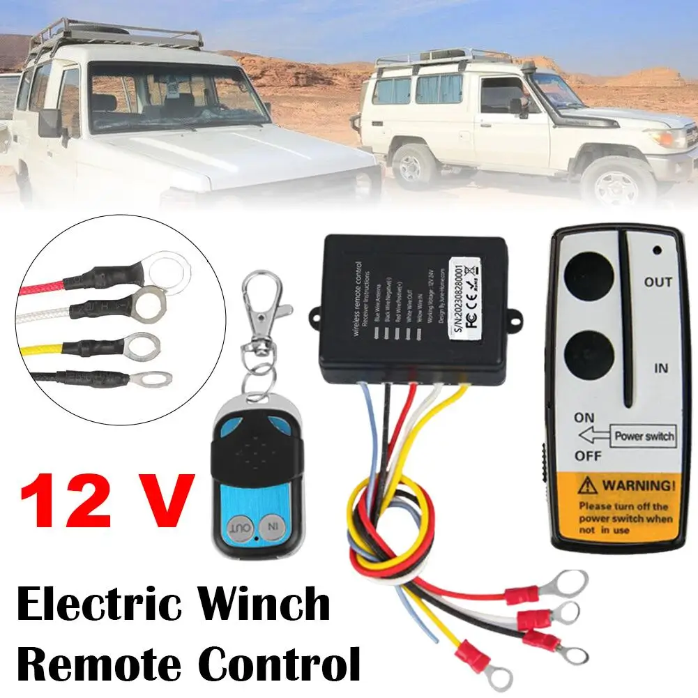 DC 12V Winch Remote Control Set Handset Self-recovery Winches Switch With 2 Remote Control For Cars ATVs Offroad Trucks
DC 12V Winch Remote Control Set Handset Self-recovery Winches Switch With 2 Remote Control For Cars ATVs Offroad Trucks
