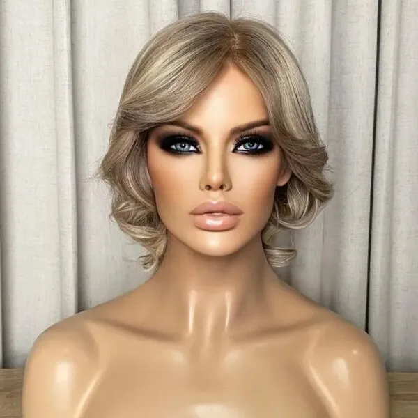 Pixie Curly Short Wave Ash Blond Wigs 13X4 Lace Front Wigs
Pixie Curly Short Wave Ash Blond Wigs 13X4 Lace Front Wigs