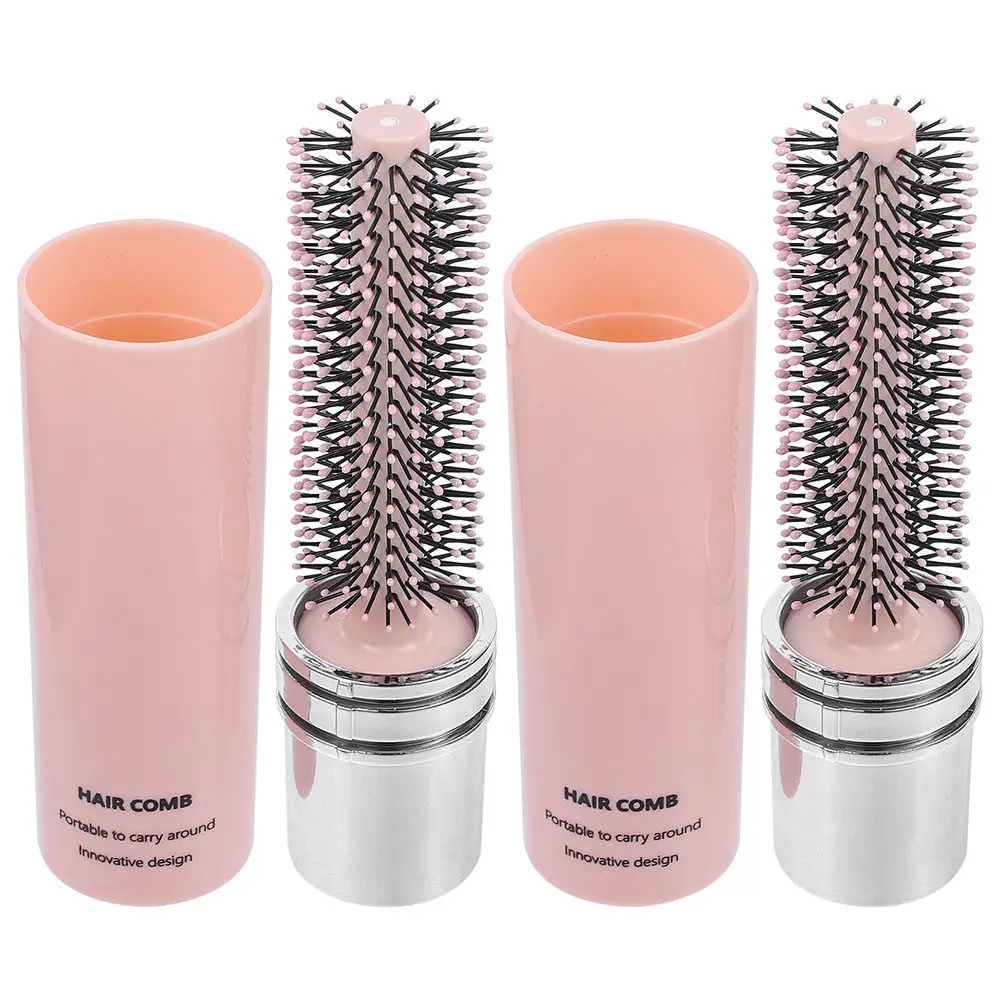 2Pcs Roll Hairbrush Portable Anti-Static Round Curl Brush for Wet Dry Hair Styling Blow Drying Smooth Detangling Scalp Massage
2Pcs Roll Hairbrush Portable Anti-Static Round Curl Brush for Wet Dry Hair Styling Blow Drying Smooth Detangling Scalp Massage
