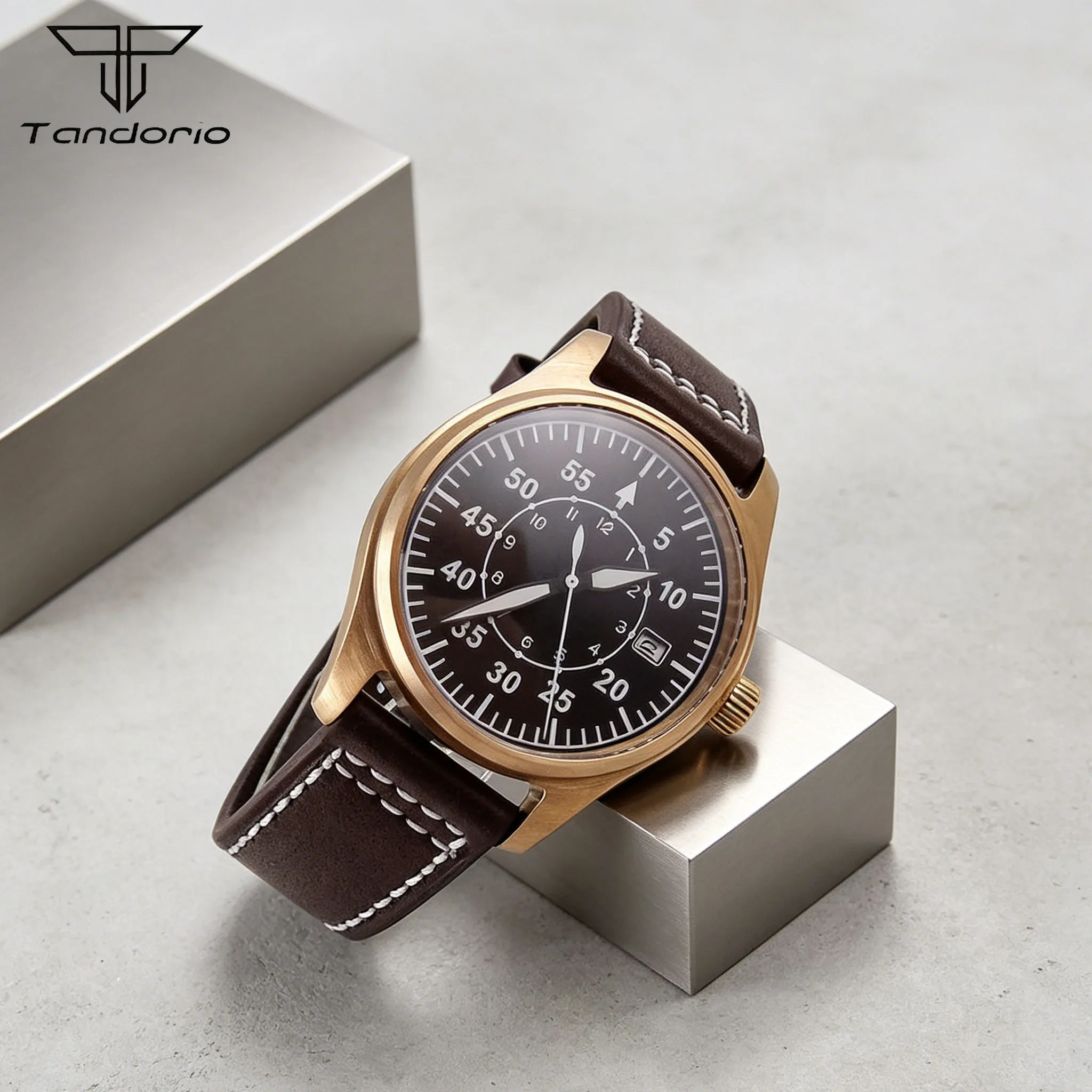 20ATM Diver Tandorio 39mm Pilot Bronze Watch Date Display Sapphire Glass Miyota 8215 Automatic Mechanical Watch For Men Lume
20ATM Diver Tandorio 39mm Pilot Bronze Watch Date Display Sapphire Glass Miyota 8215 Automatic Mechanical Watch For Men Lume