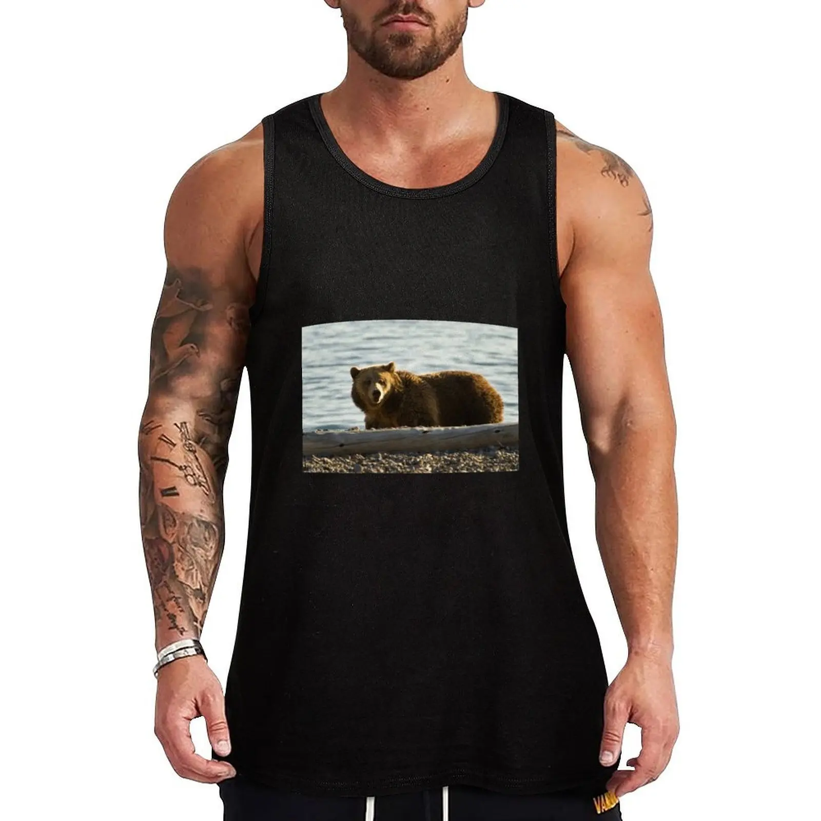 Grizzly Bear #4225 Tank Top male top Gym wear running shirt underwear Men gym sportswear
Grizzly Bear #4225 Tank Top male top Gym wear running shirt underwear Men gym sportswear