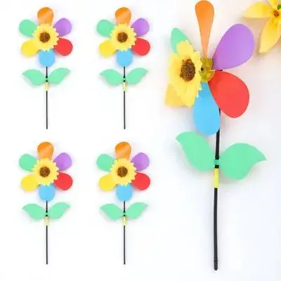 5Pcs Plastic Windmills Flower Design Colorful for Lawn Patio Veranda Kids Outdoor Decor Sunflower Style
5Pcs Plastic Windmills Flower Design Colorful for Lawn Patio Veranda Kids Outdoor Decor Sunflower Style