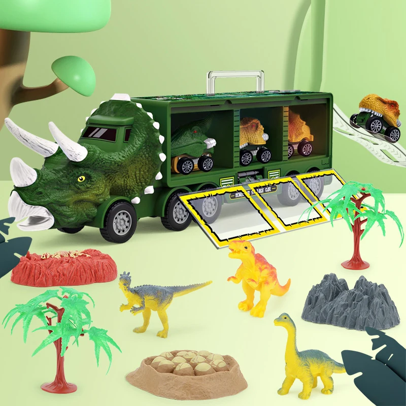 Kids Dinosaur Transport Truck Car Toy Pull Back Dinosaur Car Vehicle Container Storage Model Toy Boys Children Birthday Gift
Kids Dinosaur Transport Truck Car Toy Pull Back Dinosaur Car Vehicle Container Storage Model Toy Boys Children Birthday Gift