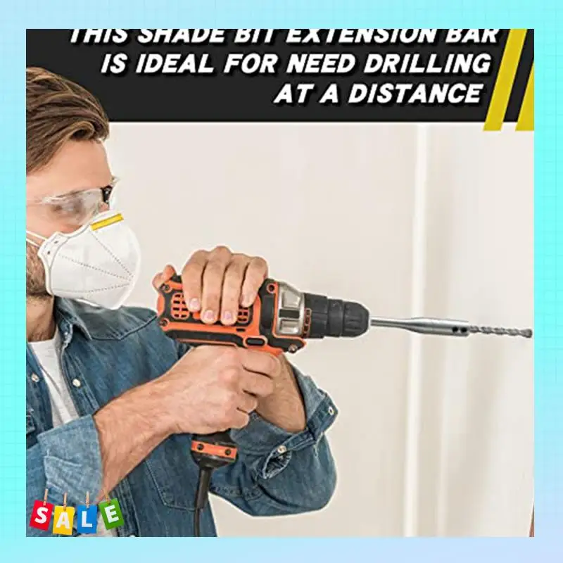 A56X Drill Bit Extension 6, 12 Inch Drill Bit Set Wood Spade Bit Set With Wrench Key For Wood Construction Accessories
A56X Drill Bit Extension 6, 12 Inch Drill Bit Set Wood Spade Bit Set With Wrench Key For Wood Construction Accessories