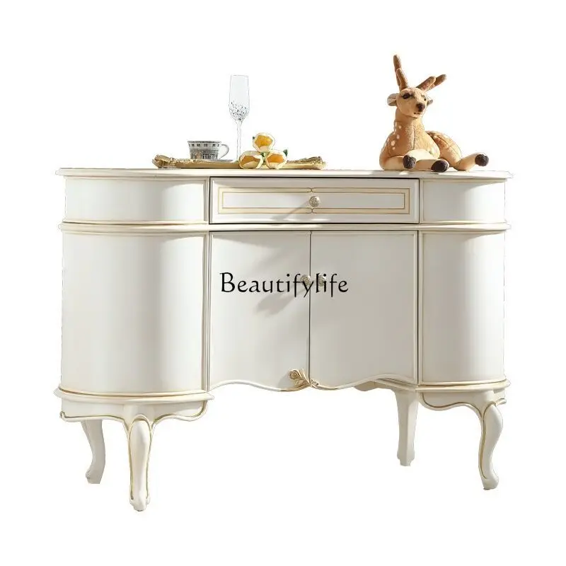 French light luxury pastoral style all solid wood entrance cabinet European simple living room entrance table
French light luxury pastoral style all solid wood entrance cabinet European simple living room entrance table