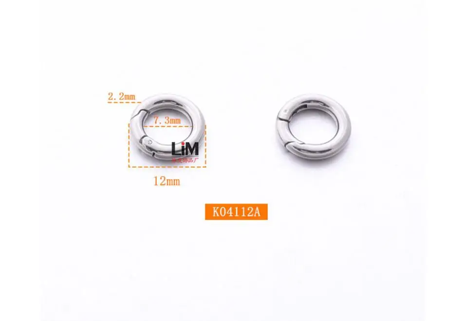 Stainless steel spring ring handmade DIY jewelry accessories mini ring circular ring buckle key ring bag buckle spring hook buck
Stainless steel spring ring handmade DIY jewelry accessories mini ring circular ring buckle key ring bag buckle spring hook buck