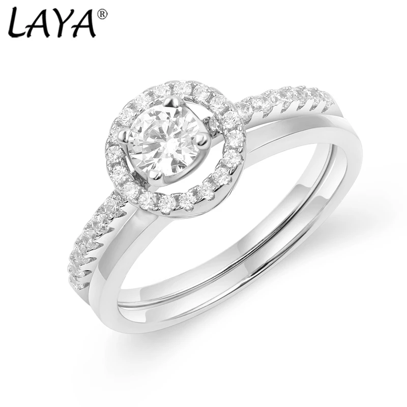 LAYA 100% 925 Sterling Silver GRA Certified 0.55CT Moissanite Ring VVS1 Lab Diamond Solitaire Ring for Women Engagement Weddin
LAYA 100% 925 Sterling Silver GRA Certified 0.55CT Moissanite Ring VVS1 Lab Diamond Solitaire Ring for Women Engagement Weddin