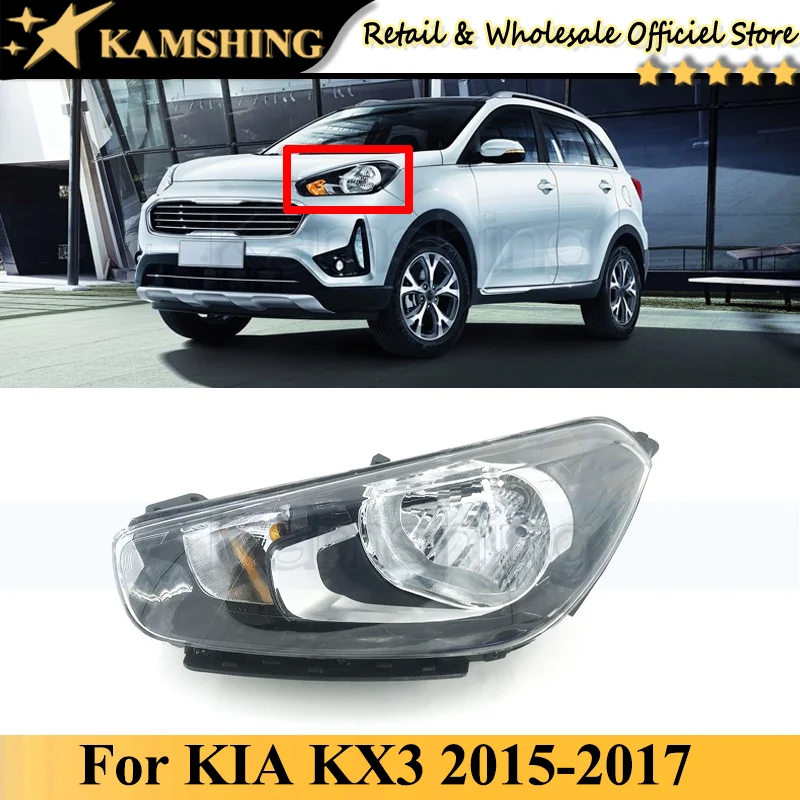 CAPQX Front bumper head light lamp For KIA KX3 2015 2016 2017 head lamp light headlamp
CAPQX Front bumper head light lamp For KIA KX3 2015 2016 2017 head lamp light headlamp