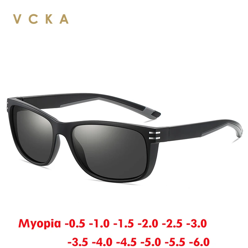 VCKA TR90 Square Men Myopia Sunglasses Polarized Women Prescription Driving Glasses Optics Custom Eyewear -0.5 to -6.0
VCKA TR90 Square Men Myopia Sunglasses Polarized Women Prescription Driving Glasses Optics Custom Eyewear -0.5 to -6.0